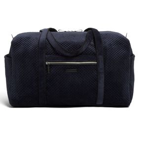Vera Bradley large travel duffel bag navy